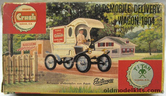 Orange Crush-Revell 1/32 1904 Oldsmobile Delivery Wagon plastic model kit